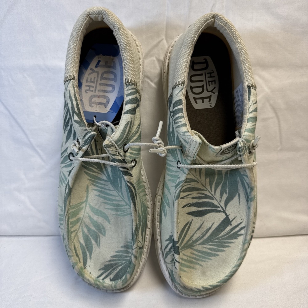 Hey Dude Wally Funk Psych Palm Slip On Size 10M Men's